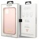 Guess case for iPhone 13 Pro / 13 6,1&quot; GUHMP13LSPLP pink hard case Silicone Logo Plate MagSafe 3666339056872