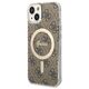 Guess set Case + Charger for iPhone 14 Pro 6,1&quot; GUBPP14LH4EACSW brown BP Magsafe Case + Charger 4G 3666339102913