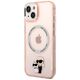 Karl Lagerfeld case for iPhone 14 6,1&quot; KLHMP14SHNKCIP pink hardcase Magsafe IML NFT K&C 3666339087562