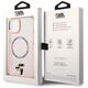 Karl Lagerfeld case for iPhone 14 6,1&quot; KLHMP14SHNKCIP pink hardcase Magsafe IML NFT K&C 3666339087562