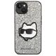 Karl Lagerfeld case for iPhone 14 6,1&quot; KLHCP14SG2CPS silver hardcase Glitter Choupette Patch 3666339099435