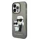 Karl Lagerfeld case for iPhone 14 Pro Max 6,7&quot; KLHCP14XHNKCTGK black hardcase Gliter Karl&Choupette 3666339087234