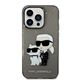 Karl Lagerfeld case for iPhone 14 Pro Max 6,7&quot; KLHCP14XHNKCTGK black hardcase Gliter Karl&Choupette 3666339087234