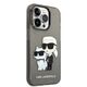 Karl Lagerfeld case for iPhone 14 Pro Max 6,7&quot; KLHCP14XHNKCTGK black hardcase Gliter Karl&Choupette 3666339087234