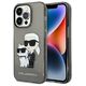 Karl Lagerfeld case for iPhone 14 Pro Max 6,7&quot; KLHCP14XHNKCTGK black hardcase Gliter Karl&Choupette 3666339087234