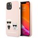 Karl Largerfeld case for IPhone 13 Pro Max KLHMP13XSSKCI pink hard case Silicone Karl & Choupette Magsafe 3666339035150