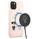 Karl Largerfeld case for IPhone 13 Pro Max KLHMP13XSSKCI pink hard case Silicone Karl & Choupette Magsafe 3666339035150