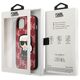 Karl Lagerfeld case for iPhone 13 Mini KLHCP13SPMNIKPI red hard case Monogram Iconic Karl 3666339049409