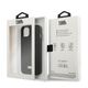 Karl Lagerfeld case for iPhone 13 Mini KLHCP13SSFMP2K black hard case Saffiano Logo 3666339048921