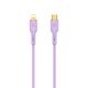 WIWU cable YQ01 USB-C - Lightning 30W 1,2m purple 6976195096477