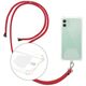Universal neck strap for phones red 5900495928238