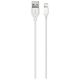 XO cable NB103 USB - Lightning 1,0 m 2,1A white 6920680862719
