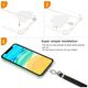 Universal neck strap for phones navy blue 5900495928283
