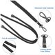Universal neck strap for phones navy blue 5900495928283