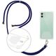 Universal neck strap for phones navy blue 5900495928283