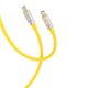 XO cable NB-Q252B USB-C - USB-C 1,0 m 60W yellow 6920680844814