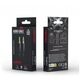Maxlife audio cable jack 3.5 mm - jack 3.5 mm 1m black 5900495594716