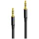 Maxlife audio cable jack 3.5 mm - jack 3.5 mm 1m black 5900495594716
