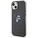 Karl Lagerfeld case for iPhone 15 Plus 6,7&quot; KLHMP15MHGKCNOK black HC Magsafe IML KC Glitter 3666339162641