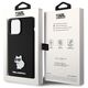 Karl Lagerfeld case for iPhone 15 Pro 6,1&quot; KLHCP15LSMHCNPK black HC SILICONE C METAL PIN 3666339166373