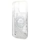 Karl Lagerfeld case for iPhone 14 Pro Max 6,7&quot; KLHCP14XLCRSGRS silver hardcase Liquid Glitter RSG 3666339085919