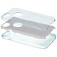 Glitter 3in1 case for Samsung Galaxy S23 Ultra silver 5900495073570
