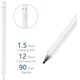 Battery Touch Display Device Tech-Protect Active Stylus Pen white 0795787711583