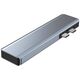 Splitter 7in1 USB HUB 2xUSB-C to 2xUSB + 2xUSB-C + HDMI + SD Card Reader + micro SD Adapter Tech-Protect V5-HUB grey 9589046919305