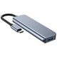 Splitter 4in1 USB HUB USB-C to 4xUSB Adapter Tech-Protect V1-HUB grey 9589046919367