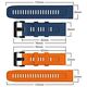 Strap for GARMIN FENIX 3 / 5X / 3HR / 5X PLUS / 6X / 6X PRO / 7X Tech-Protect IconBand orange 9589046921551