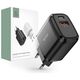 Charger 20W USB QC3.0 + USB-C PD Tech-Protect C20W black 9589046924286
