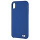 Original Case IPHONE XR BMW Hardcase Silicone M Collection (BMHCI61MSILNA) blue 3700740435304