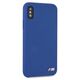 Original Case IPHONE X / XS BMW Hardcase Silicone M Collection (BMHCPXMSILNA) blue 3700740435298