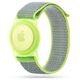 Strap for APPLE AIRTAG Tech-Protect Nylon For Kids lime 9589046926099