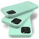 Case IPHONE 14 PLUS Matte Silicone Mercury Soft Jelly mint 8809887824691