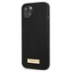 Original Case IPHONE 13 MINI Guess Hard Case Silicone Logo Plate MagSafe (GUHMP13SSPLK) black 3666339056810