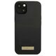 Original Case IPHONE 13 MINI Guess Hard Case Silicone Logo Plate MagSafe (GUHMP13SSPLK) black 3666339056810