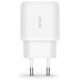 Wall Charger 20W USB-C PD + USB QC3.0 + Cable 1m USB-C - Lightning Tech-Protect C65W white 9490713929124
