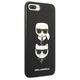 Original Case IPHONE 7+ / 8+ Karl Lagerfeld Hardcase Saffiano Ikonik Karl&Choupette Head (KLHCI8LSAKICKCBK) black 3666339054991