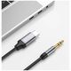 Cable 1m USB-C - AUX mini jack 3,5mm Tech-Protect Ultraboost black 9490713929070
