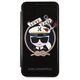 Original Case IPHONE X / XS Karl Lagerfeld Bookcase Signature Glitter black 3700740413623