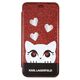 Original Case IPHONE X / XS Karl Lagerfeld Book Valentine red 3700740413654