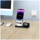 Wireless Magnetic Charger 3in1 15W for Smartphones with MagSafe, AirPods, Apple Watch Watch Tech-Protect QI15W A22 black 9490713930960