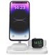 Wireless Magnetic Charger 3in1 15W for Smartphones with MagSafe, AirPods, Apple Watch Watch Tech-Protect QI15W A22 white 9490713930977