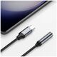 Adapter for Earphones USB-C - minijack 3,5mm Tech-Protect Ultraboost black 9490713929667