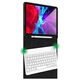 Case APPLE IPAD AIR 10.9 (4gen) USAMS Winro Keyboard white keyboard (IP109YRU03) purple 6958444940328