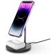 Magnetic 2-in-1 Wireless Charger MagSafe for Smartphone + AirPods Tech-Protect QI15W-A21 black 9490713931080
