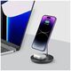 Magnetic 2-in-1 Wireless Charger MagSafe for Smartphone + AirPods Tech-Protect QI15W-A21 black 9490713931080