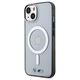 Original Case IPHONE 14 PLUS BMWHardcase Silver Ring MagSafe (BMHMP14MHCRS) transparent 3666339122355