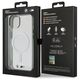 Original Case IPHONE 14 PLUS BMWHardcase Silver Ring MagSafe (BMHMP14MHCRS) transparent 3666339122355